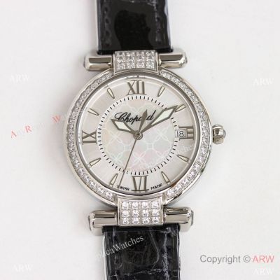 Swiss Replica Chopard Imperiale Iced Out 2892 Automatic Watch 36mm Lady